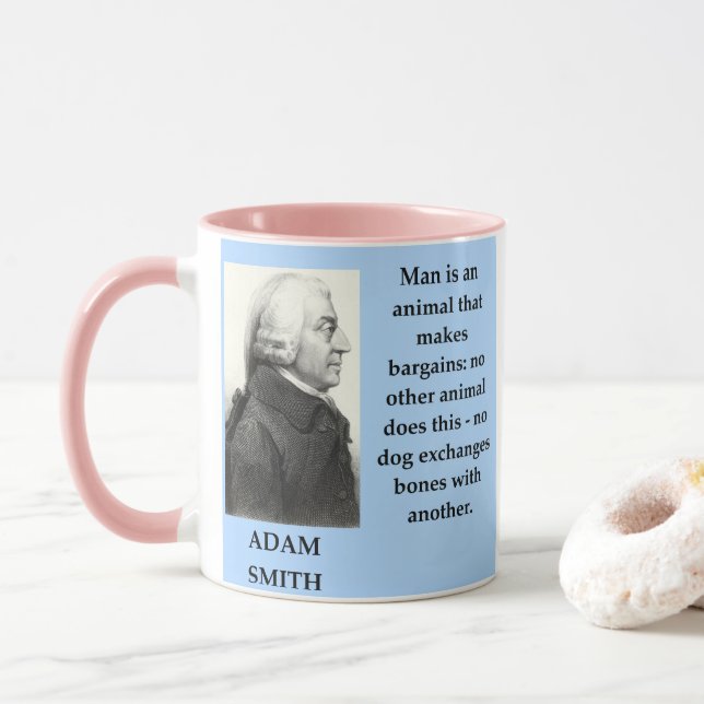 Mug citation de forgeron d'Adam (Avec donut)