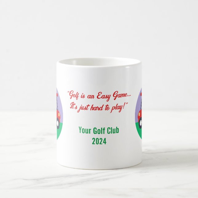 Mug Citation de golf Musique commémorative (Centre)
