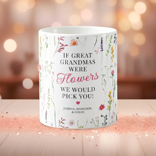 Mug Citation de grand-mère Wildflower assez géniale
