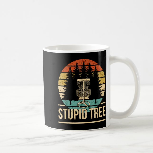 Mug Citation de joueur de golf de disque cool je arbre (Droite)