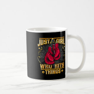 Mug Citation de kickboxing boxe thaï juste une fille q
