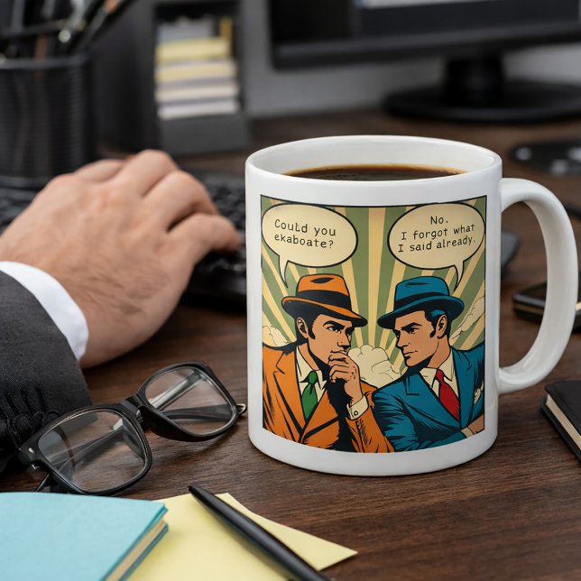 Mug Citation de la BD de caféine (Créateur téléchargé)