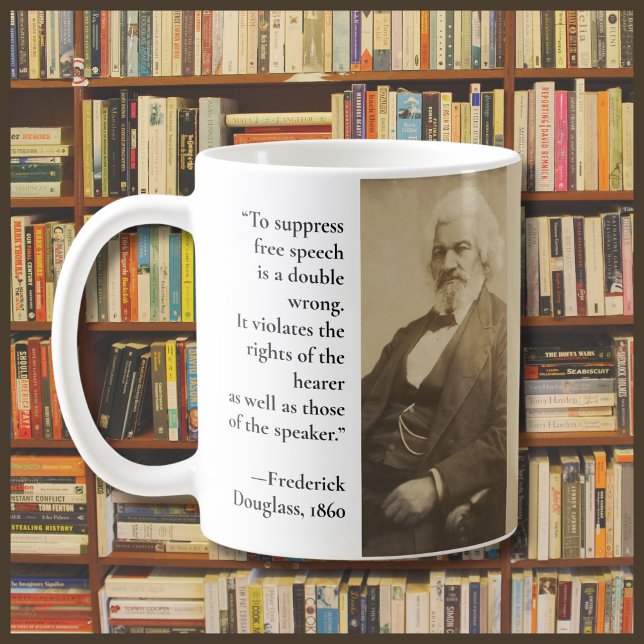 Mug Citation de la censure de Frederick Douglass (Créateur téléchargé)