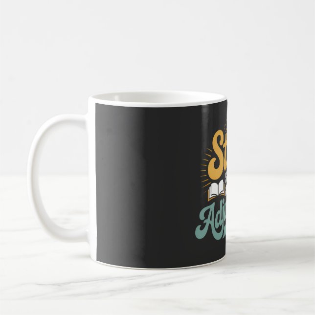 Mug Citation de la colonne vertébrale de la motivation (Gauche)