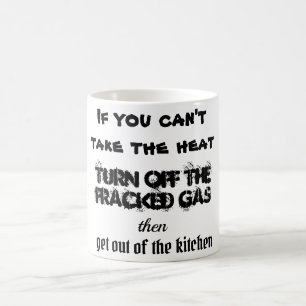 Mug Citation de la cuisine de chauffage au gaz fractur