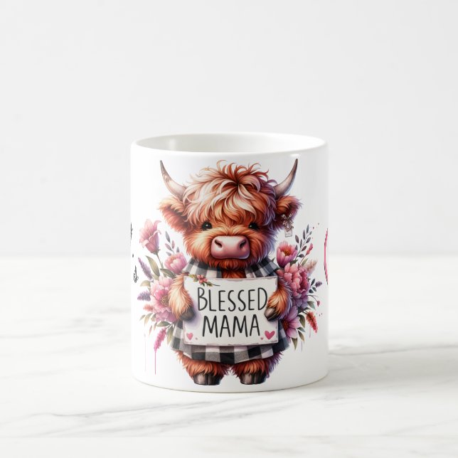 Mug Citation de la Fête des Mères/Vache personnalisée (Centre)