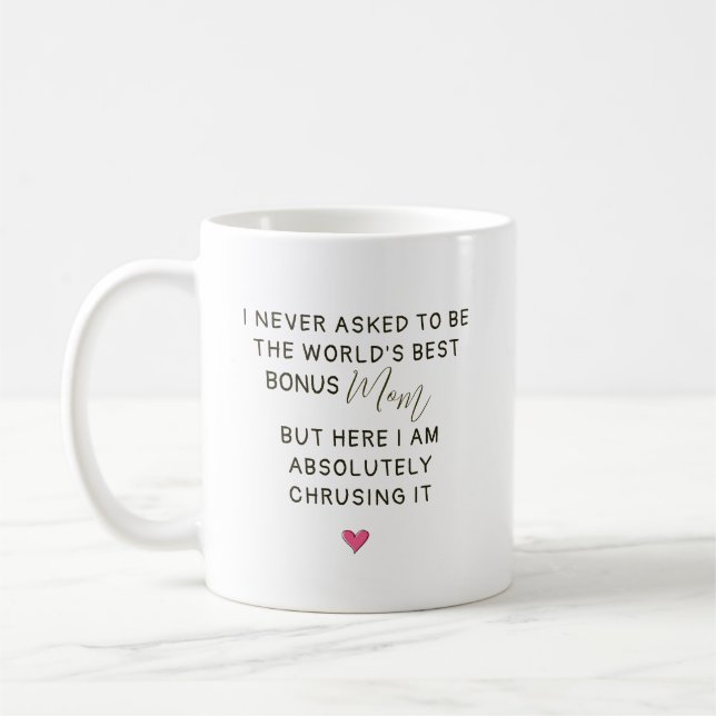 Mug Citation de la meilleure mère supplémentaire au mo (Gauche)