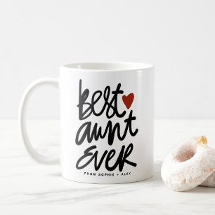 Mug Citation de la meilleure tante noire