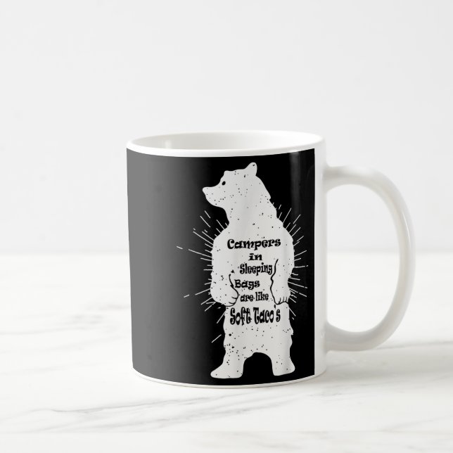 Mug Citation de la Randonnée de camping de l'ours fore (Droite)