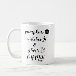 Mug Citation de la sorcière fantôme citrouille d'Hallo