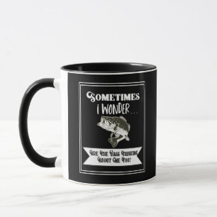 Mug Citation de large ouverture drôle de pêche au ba
