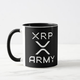 Mug Citation de l'armée XRP Crypto Meme Hodl CryptoCur