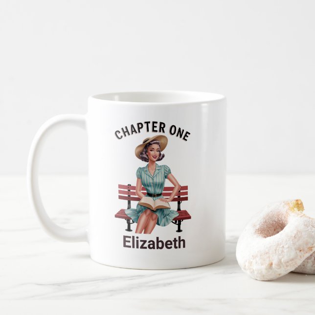 Mug Citation de l'auteur du premier livre (Avec donut)