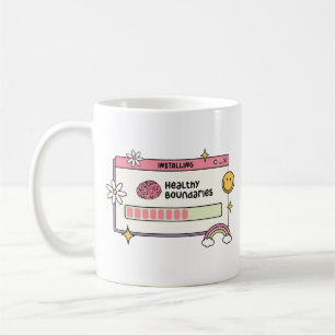 Mug Citation de l'auto-soin pour l'installation de lim