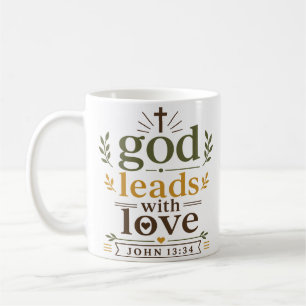 Mug Citation de l'Écriture Inspirante : Dieu Dirige Av