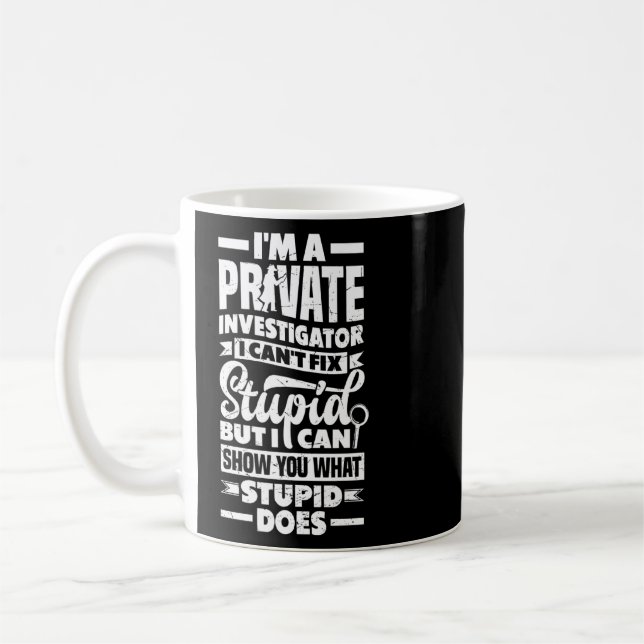 Mug Citation de l'enquêteur judiciaire (Gauche)