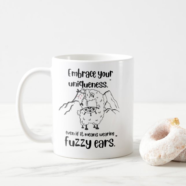 Mug citation de llama (Avec donut)