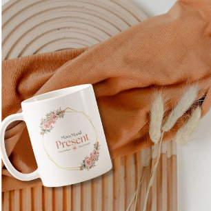 Mug Citation de maman présente Floral Mindful