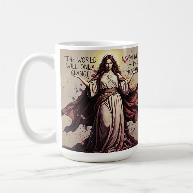 Mug Citation de Marie-Madeleine Art Vintage  (Gauche)