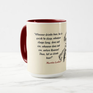 Mug Citation De Martin Luther Sur Les Boissons De Bièr