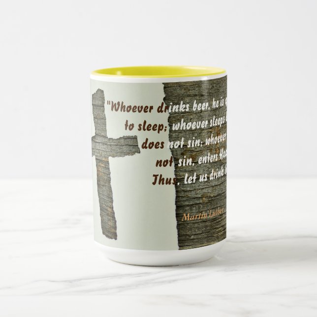 Mug Citation De Martin Luther Sur Les Boissons De Bièr (Centre)