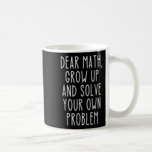Mug Citation de maths drôle pour filles garçons adoles
