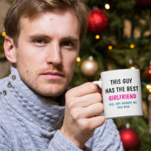 Mug Citation de meilleure amie drôle pour copain