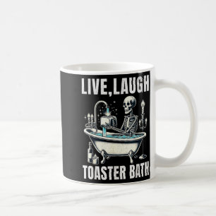 Mug Citation de mème drôle Vivre Rire Toaster Bain Bla