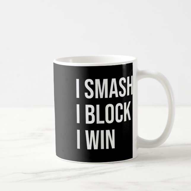 Mug Citation de mème pour les passionnés de badminton  (Droite)