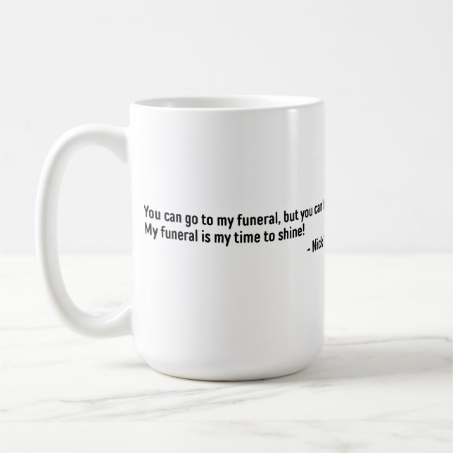 Mug Citation de Nick Miller 2/6 (Gauche)