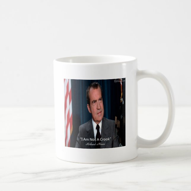 Mug Citation de Nixon & Pas un Escroc (Droite)