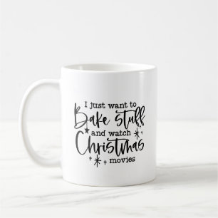 Mug Citation de Noël drôle Cuire des choses Regarder d