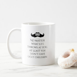 Mug Citation de papa drôle Moustache Art