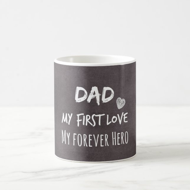 Mug Citation de papa et de fille : Premier amour, Héro (Centre)