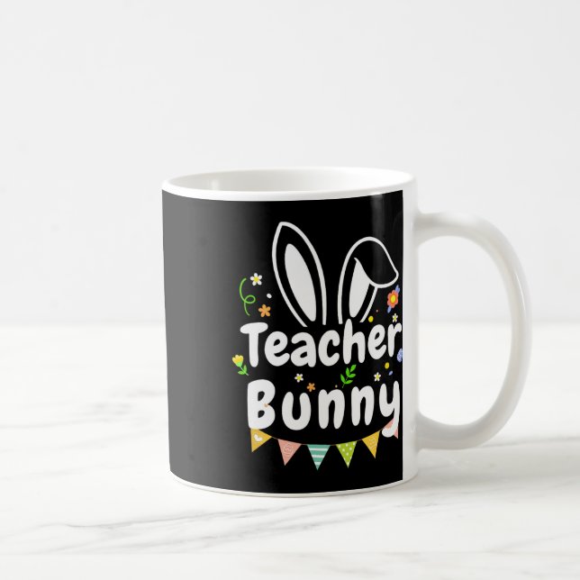 Mug Citation de Pâques mignonne Professeur Lapin Pâque (Droite)