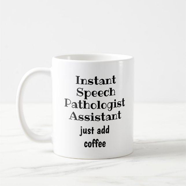 Mug Citation de Pathologiste de la parole instantanée  (Gauche)