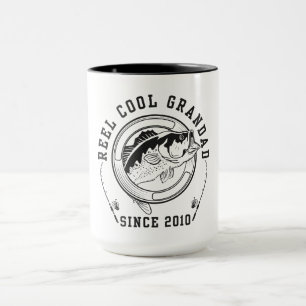 Mug Citation de pêche drôle Bobine Cool Grand-père dep