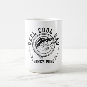 Mug Citation de pêche drôle Bobiné Papa cool depuis 20