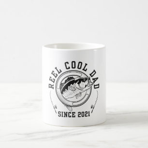 Mug Citation de pêche drôle Bobiné Papa cool depuis 20