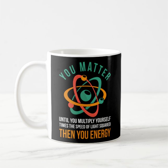 Mug Citation de physicien scientifique physique (Gauche)