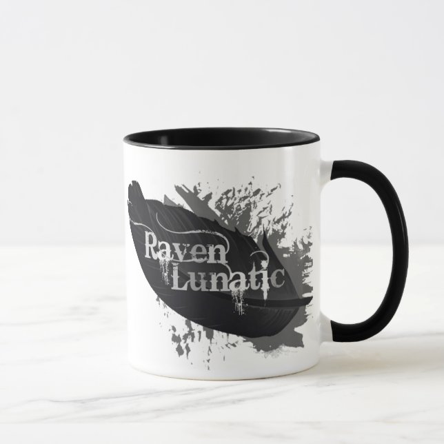 Mug Citation de plaisir lunatique corbeau pour les ama (Droite)