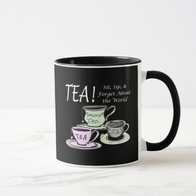 Mug Citation De Positivité De L'Amateur De Thé - Sip S (Droite)