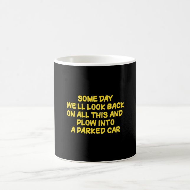 Mug Citation de prudence nostalgique amusante au volan (Centre)
