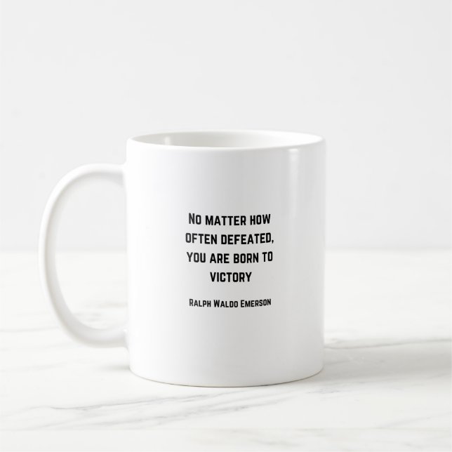 Mug Citation de Ralph Waldo Emerson - (Gauche)