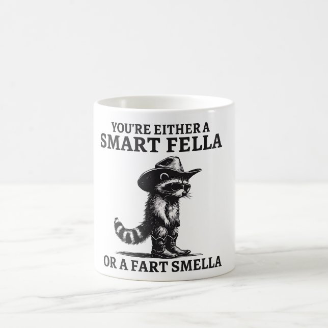 Mug Citation de Raton Laveur Drôle Vous Êtes Soit Un T (Centre)
