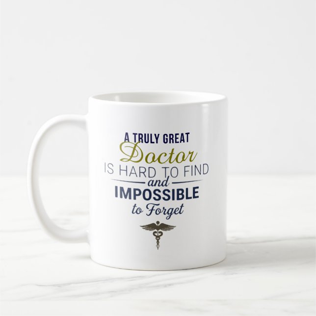 Mug Citation de reconnaissance pour un excellent médec (Gauche)