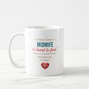 Mug Citation de reconnaissance pour une sage-femme per
