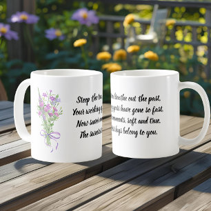 Mug Citation de retraite motivante Fleur sauvage viole