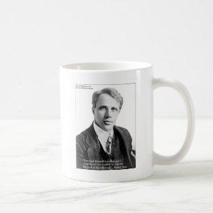 Mug Citation de Robert Frost "Route Parcourue" sur Car