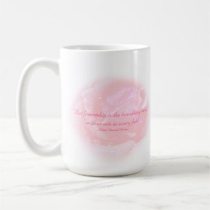 Mug Citation de rose d'amitié